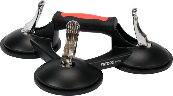 Uchwyt YATO do szyb 3 x 125 mm 190 kg (YT-37237) - obraz 3