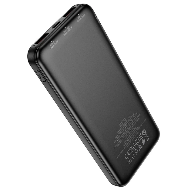 Павербанк HOCO J136 10000 mAh 22.5W 2USB/Type-C Портативний зовнішній акумулятор Power Bank зі швидкою зарядкою 22.5W+PD20W Black - Фото 4 Павербанк HOCO J136 10000 mAh 22.5W 2USB/Type-C Портативний зовнішній акумулятор Power Bank зі швидкою зарядкою 22.5W+PD20W Black - зображення 4