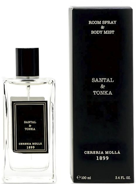 Aromatyczny spray Cereria Molla Santal & Tonka 100 ml (8424405012284) - obraz 1