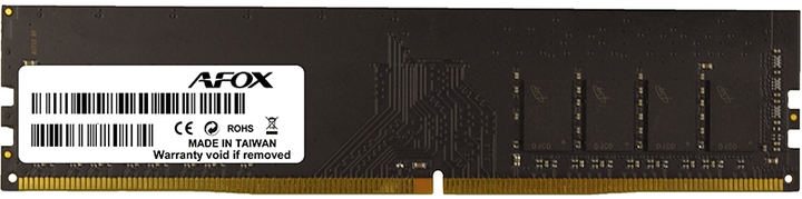 Оперативна пам'ять AFOX UDIMM DDR4-2400 4096MB PC4-19200 (AFLD44EK1P) - зображення 1