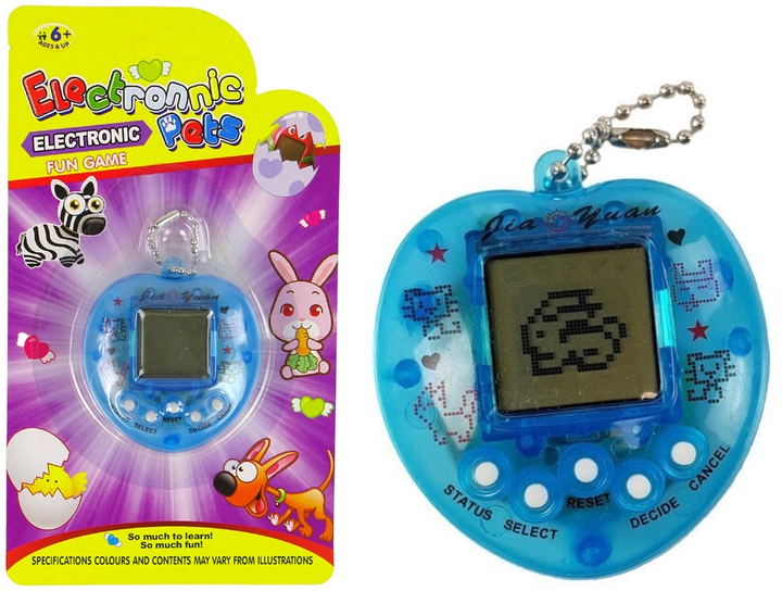 Gra elektroniczna LEAN Toys Tamagotchi zwierzątko Niebieski 12676 (5905214977146) - obraz 2