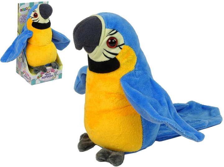 Папуга LEAN Toys, що говорить, Синій 9990 (5904204758482) - зображення 3