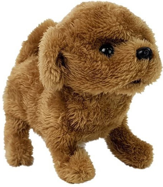 Песик LEAN Toys рухається та видає звуки на батарейках Коричневий 7347 (5905214973377) - зображення 3
