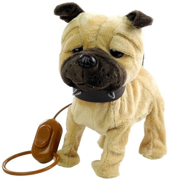 Песик LEAN Toys на повідку та з будкою, Бежевий 3974 (5902808159681) - зображення 3