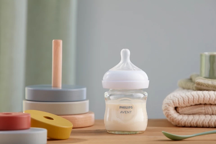 Скляна пляшечка для годування Philips AVENT Natural Response 120 мл 0м+ SCY930/01 (8710103990758) - зображення 5