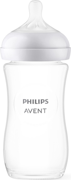Скляна пляшечка для годування Philips AVENT Natural Response 240 мл 1м+ SCY933/01 (8710103990772) - зображення 5