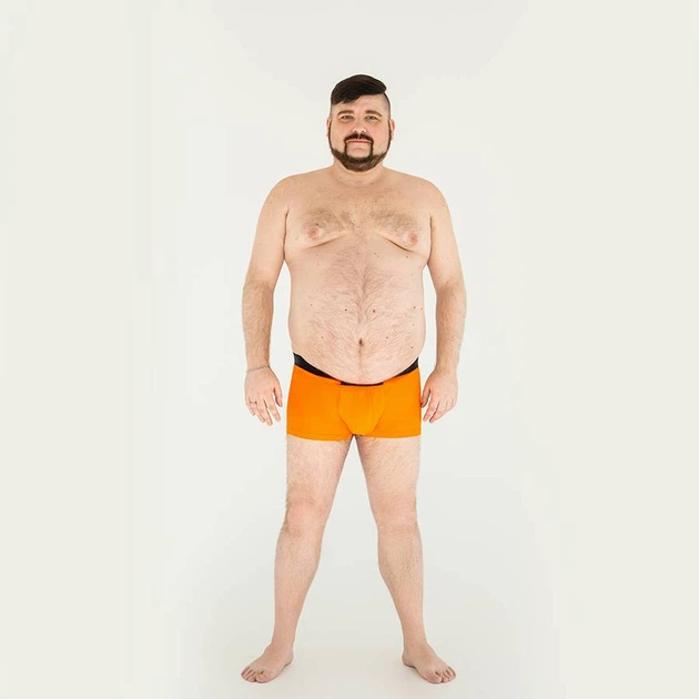 Боксери чоловічі анатомічні MAN SET Anatomic Classic w/fly Light Plus Black Series 7XL Помаранчевий - зображення 2