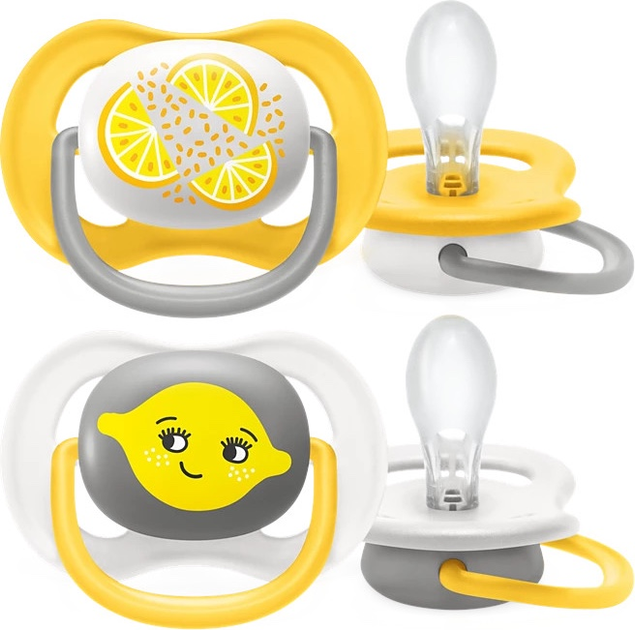 Пустушка ортодонтична Philips AVENT Ultra Air Happy 6-18м 2 шт SCF080/18 (8710103982418) - зображення 4