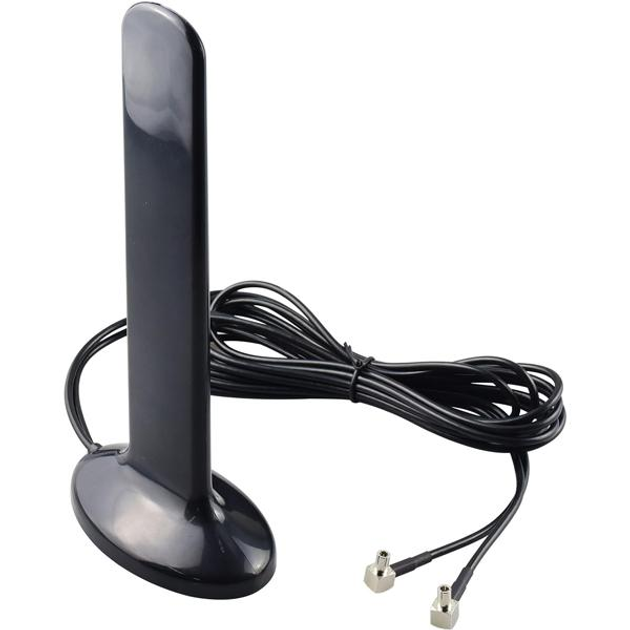 Антенна MIMO 12 dBi TS9 600–6000 МГц магнитная для 4G модемов і роутерів - Фото 2 Антенна MIMO 12 dBi TS9 600–6000 МГц магнитная для 4G модемов і роутерів - изображение 2