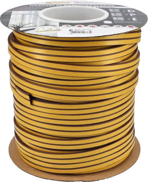 Uszczelka do okien i drzwi Stomil Sanok EPDM typ E 150 m Brązowa (5901729695483) - obraz 1