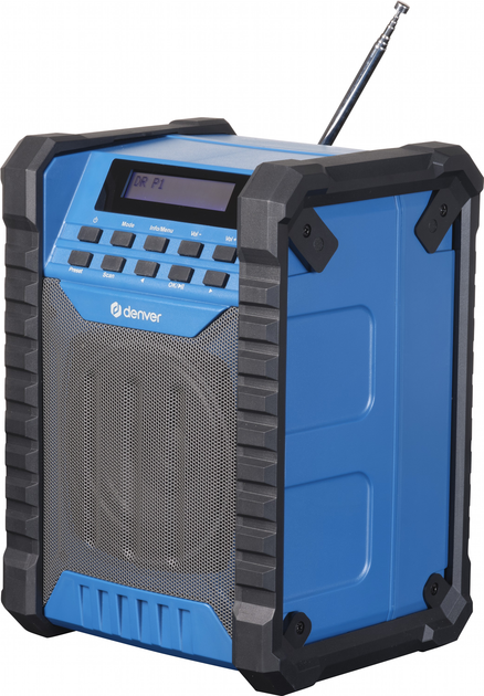 Odbiornik radiowy Denver WRD-60 Black/Blue (5706751073533) - obraz 2