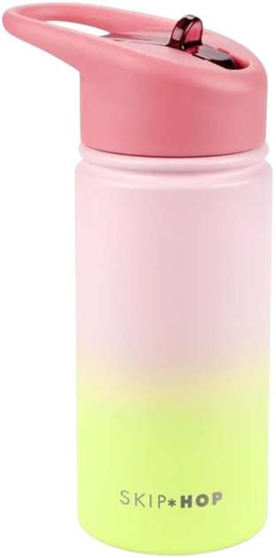 Butelka termiczna Skip Hop Wander Ombre Pink z ustnikiem 450 ml (197233194368) - obraz 2