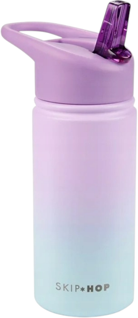 Butelka termiczna Skip Hop Wander Ombre Purple z ustnikiem 450 ml (197233194504) - obraz 1
