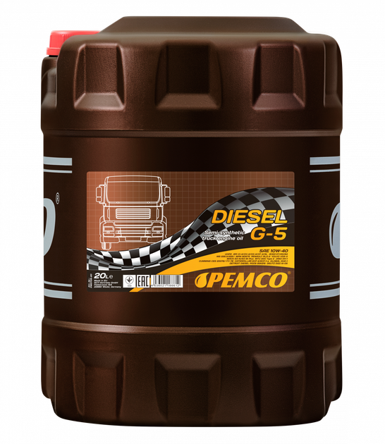 Моторное масло Pemco DIESEL G-5 UHPD 10W-40 20л - изображение 2