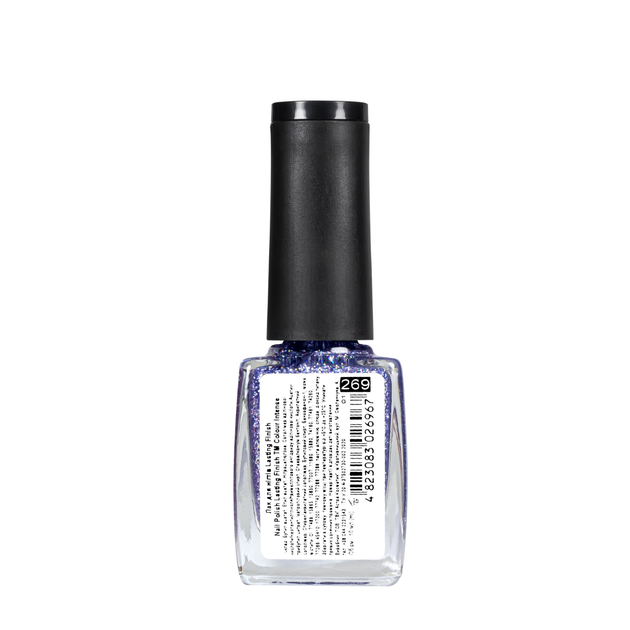 Лак для ногтей Colour Intense 10 мл NP-303, 269 Молочный с голубым глиттером - Фото 2 Лак для ногтей Colour Intense 10 мл NP-303, 269 Молочный с голубым глиттером - изображение 2
