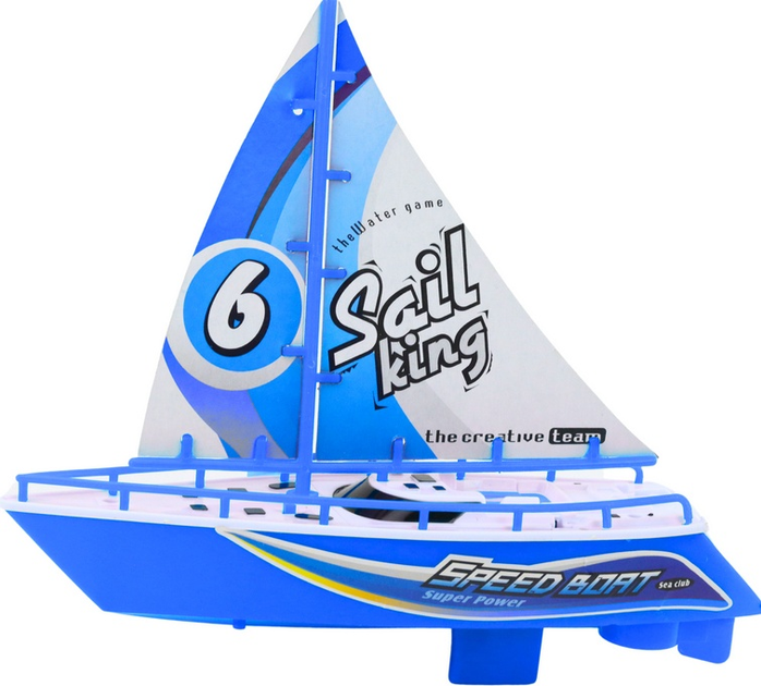 Водна іграшка LEAN Toys Човен синій 18692 (5905991019022) - зображення 3