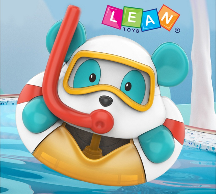Іграшка для ванни LEAN Toys Ведмедик генератор мильних бульбашок 20477 (5905991027645) - зображення 4