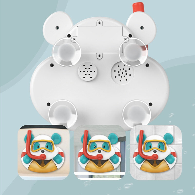 Іграшка для ванни LEAN Toys Ведмедик генератор мильних бульбашок 20477 (5905991027645) - зображення 6