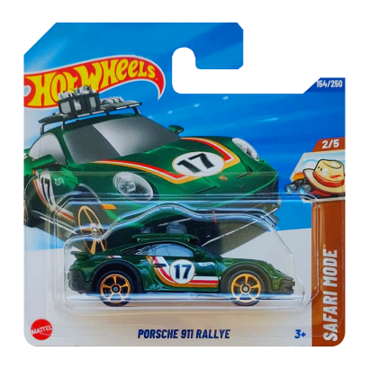 Машинка Базова Hot Wheels Porsche 911 Rallye Safari 1:64 HYW87