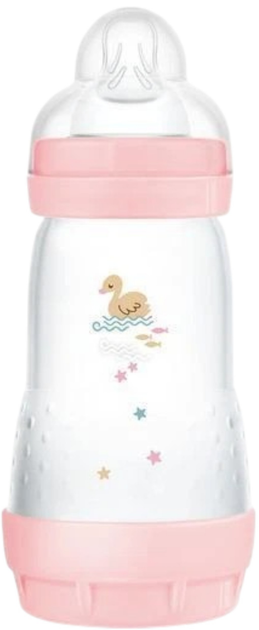 Пляшечка для годування Mam Perfect Start Sealife від коліків для дівчаток (851186) 260 мл (9001616851186) - зображення 1