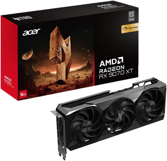 Karta graficzna Acer PCI-Ex Nitro Radeon RX 9070 XT OC 16GB GDDR6 (256bit) (3100/20000) (1 x HDMI, 3 x DisplayPort) (DP.Z4DWW.P01) - obraz 7