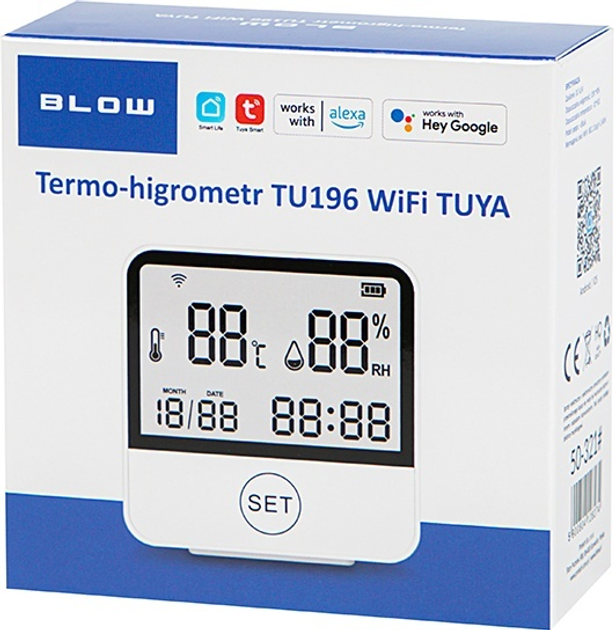 Термогігрометр Blow TU196 WiFi TUYA - зображення 3