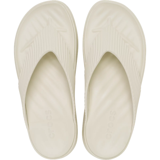 В'єтнамки жіночі Crocs Getaway Groove Platform Flip 39 Бежевий 210700 - зображення 4