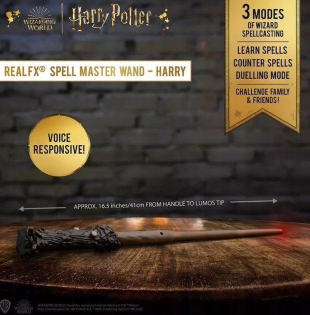 Różdżka magiczna Wow! Stuff Wizarding World Real FX Harry Potter 41 cm (5055394024762) - obraz 4
