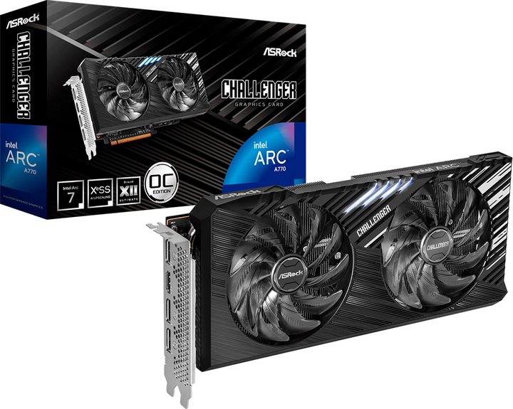 Karta graficzna ASRock PCI-Ex Intel Arc A770 Challenger SE 16GB OC GDDR6 (256bit) (2150/16000) (HDMI, 3 x DisplayPort) (A770 CL SE 16GO) - obraz 6