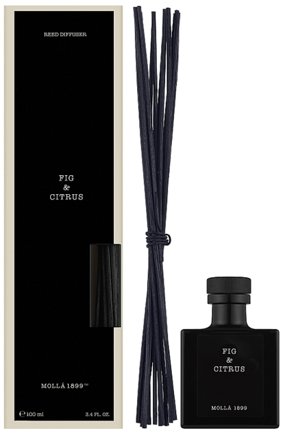 Dyfuzor zapachowy Cereria Molla Premium Reed Fig & Citrus + patyczki 100 ml (8424405013274) - obraz 2