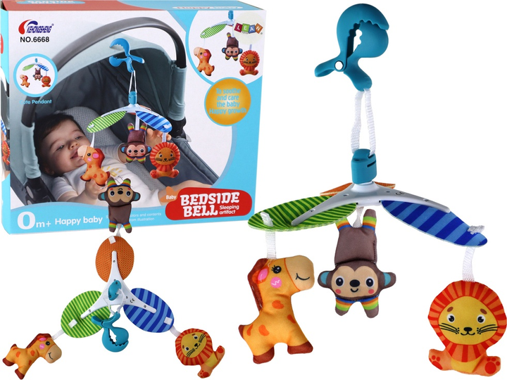 Karuzela do łóżeczka LEAN Toys Zwierzątka 16238 (5905679077719) - obraz 2