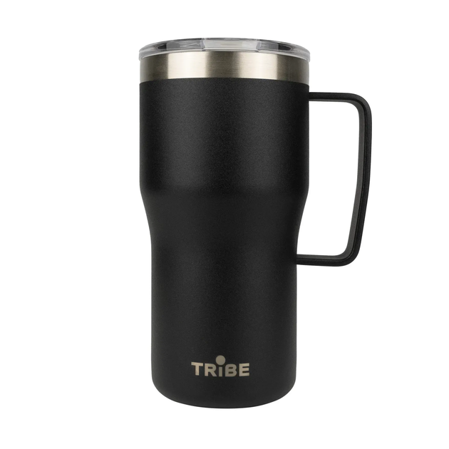 Термочашка туристична Tribe Travel Mug 600 мл T-FA-0034, black (T-FA-0034-black) - Фото 1 Термочашка туристична Tribe Travel Mug 600 мл T-FA-0034, black (T-FA-0034-black) - зображення 1