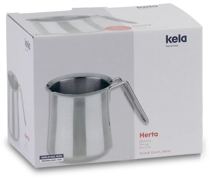 Garnuszek na mleko Kela Herta stalowy (10901) 700 ml (4025457109010) - obraz 8