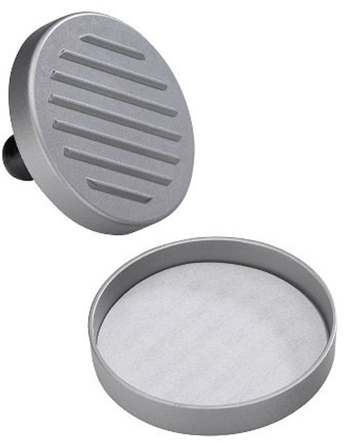Praska do burgerów Kela Buffalo srebrna (11715) 12 cm (4025457117152) - obraz 4