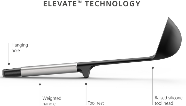 Chochelka Joseph Joseph Elevate silikonowa stalowy uchwyt (10572) 30.5 cm (5028420008753) - obraz 4