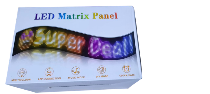 Гибкий светодиодный экран Matrix Panel с управлением через APP и Wi-Fi (192 мм × 1330 мм) - Фото 1 Гибкий светодиодный экран Matrix Panel с управлением через APP и Wi-Fi (192 мм × 1330 мм) - изображение 1