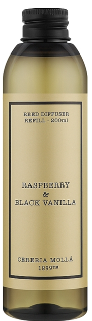 Zapas do dyfuzora Cereria Molla Raspberry & Black Vanilla 200 ml (8424405013434) - obraz 1