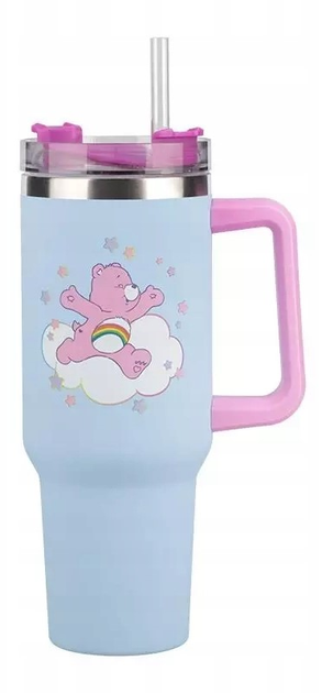 Kubek termiczny Paladone Troskliwe Misie ze słomką 1200 ml XL (5056577755824) - obraz 3