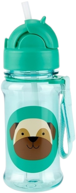 Пляшка для води Skip Hop ZOO Tritan Renew Мопс 355 мл (197233116186) - зображення 1