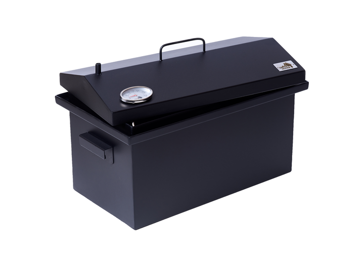 Коптильня SmokeHouse L Thermo 520х300х320 мм до 6 кг для горячего копчения с термометром и аксесуарами стальная - изображение 3