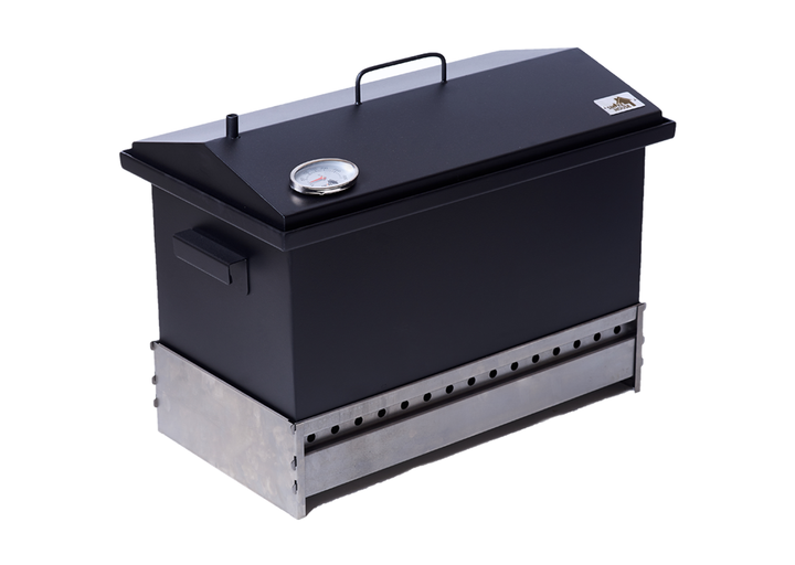 Коптильня SmokeHouse L Thermo 520х300х320 мм до 6 кг для горячего копчения с термометром и аксесуарами стальная - изображение 6