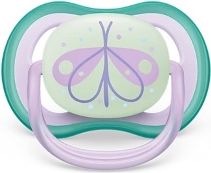 Smoczek ortodontyczny Philips AVENT Ultra Air Nighttime 0-6m 2 szt SCF376/19 (8720689016162) - obraz 3
