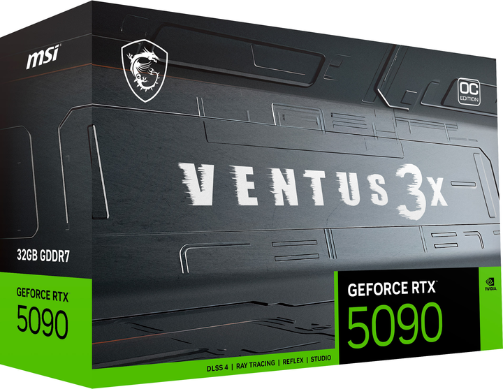 Karta graficzna MSI PCI-Ex GeForce RTX 5090 Ventus 3X OC 32GB GDDR7 (512bit) (2452/28000) (HDMI, 3 x DisplayPort) (V530-060R) - obraz 12