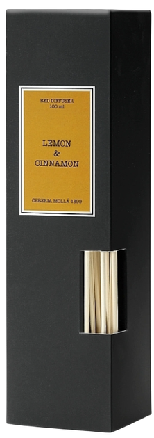 Dyfuzor zapachowy Cereria Molla Cytryna i cynamon + patyczki 100 ml (8424405155028) - obraz 2