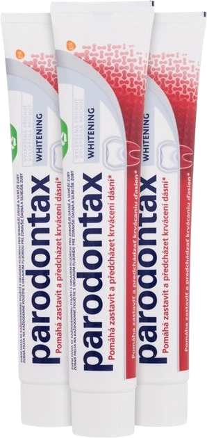 Zestaw past do zębów Parodontax Whitening 75 ml 3 szt (ZES2000009009842) - obraz 1