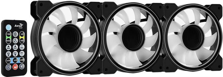 Вентилятор AeroCool Mirage 12 ARGB Pro (ACF3-MR10227.11), 120х120х25 мм, 6-Pin Чорний - изображение 5