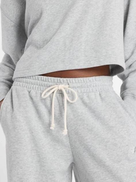 Спортивные штаны на флисе женские New Balance Coastal Fleece WP51503AGT XL Светло-серые (197968482068) - изображение 5