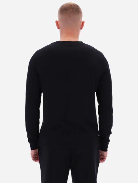 Лонгслів чоловічий Reebok Enzo Small Logo Crew 100240835 L Чорний (1200175432593) - зображення 2