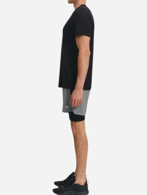 Футболка спортивна довга чоловіча Reebok Jimmy Vector Standar 100242102 M Чорна (1200175851295) - зображення 3