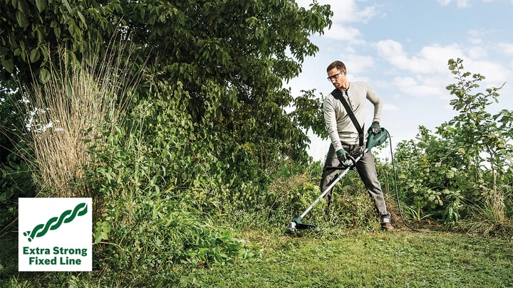 Електрокоса Bosch AFS 23-37 в комплекті з ножем, волосінню і плечовим ременем (06008A9000) - зображення 20